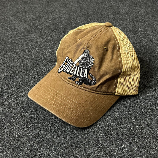 Godzilla Baseball Hat – Brown & Tan