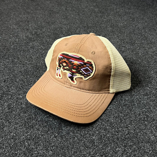 Southwestern Buffalo Baseball Hat – Brown & Tan