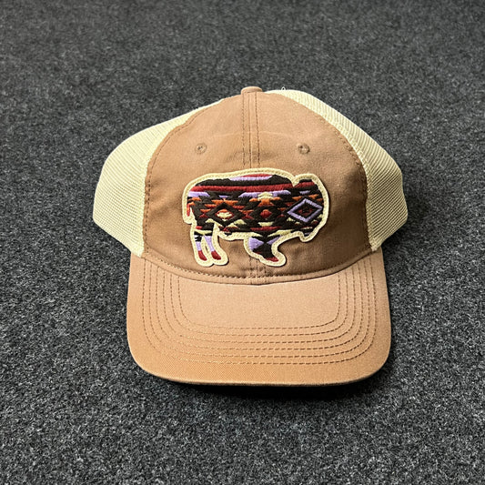 Southwestern Buffalo Baseball Hat – Brown & Tan