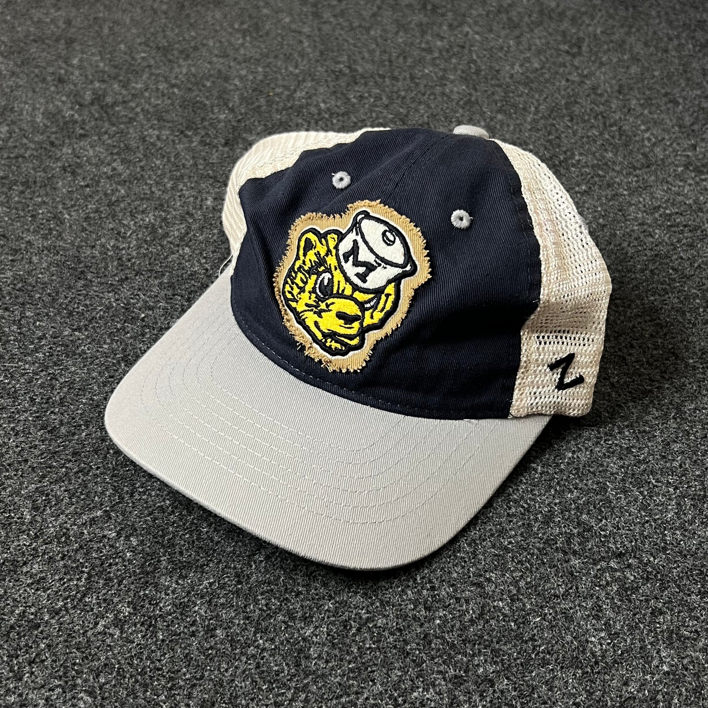 Grizzly Mascot Baseball Hat – Rugged Spirit