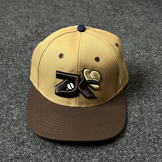 DK Fitted Cap – Tan & Brown Edition ( S size )
