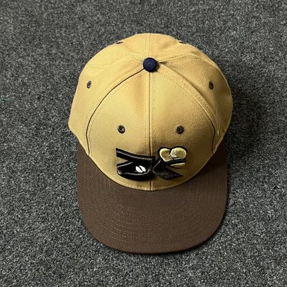 DK Fitted Cap – Tan & Brown Edition ( S size )