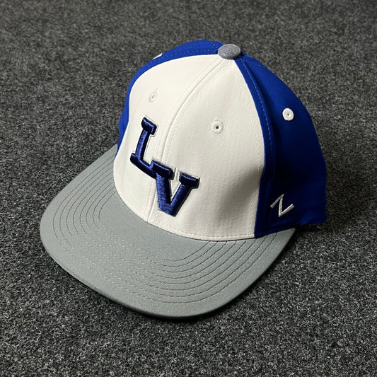 LV Fitted Cap – Blue, White & Grey Edition ( S size )