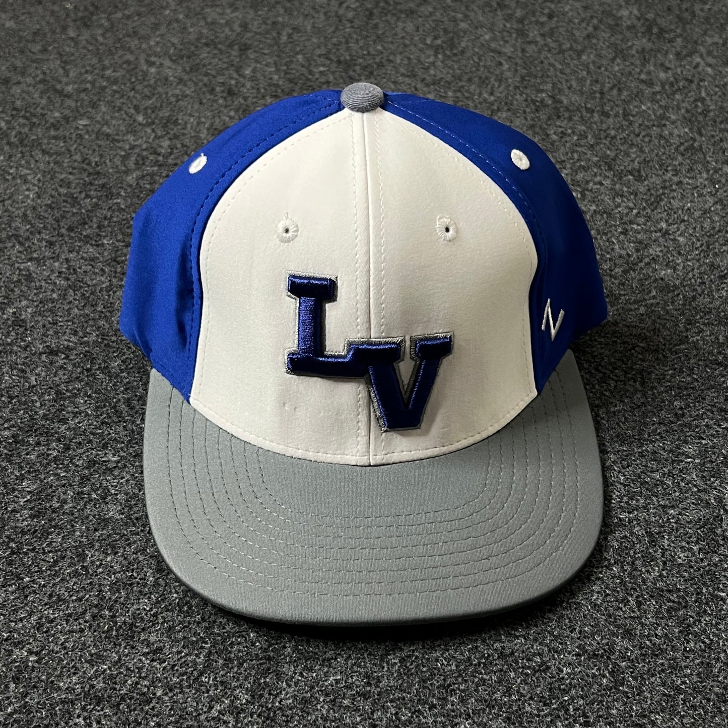LV Fitted Cap – Blue, White & Grey Edition ( S size )