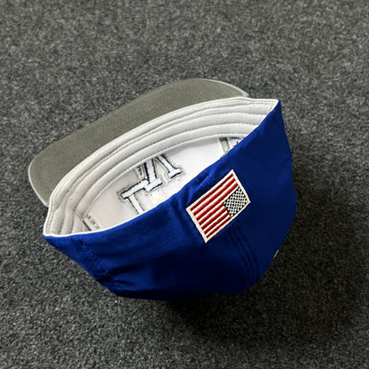 LV Fitted Cap – Blue, White & Grey Edition ( S size )