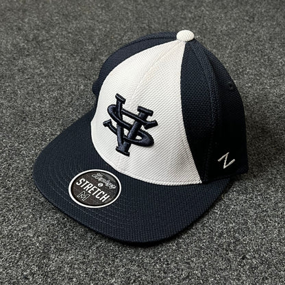VS Navy & White Fitted Cap – Pro Style Classic ( S size )