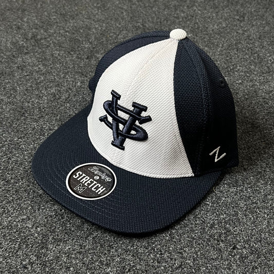 VS Navy & White Fitted Cap – Pro Style Classic ( S size )
