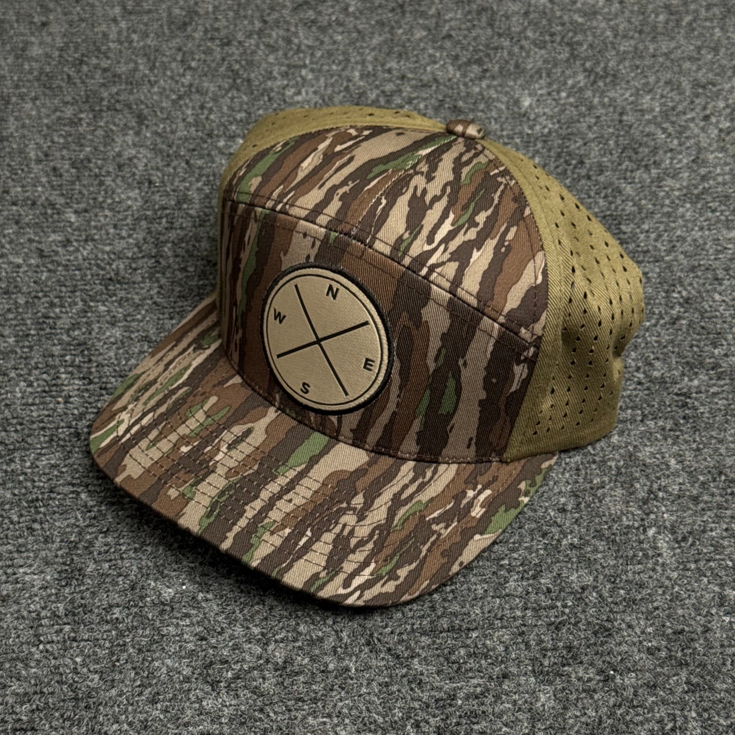 Realtree Camo Compass 7-Panel Cap