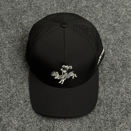 Muley Freak Skeleton Bowhunter Performance Cap – Black