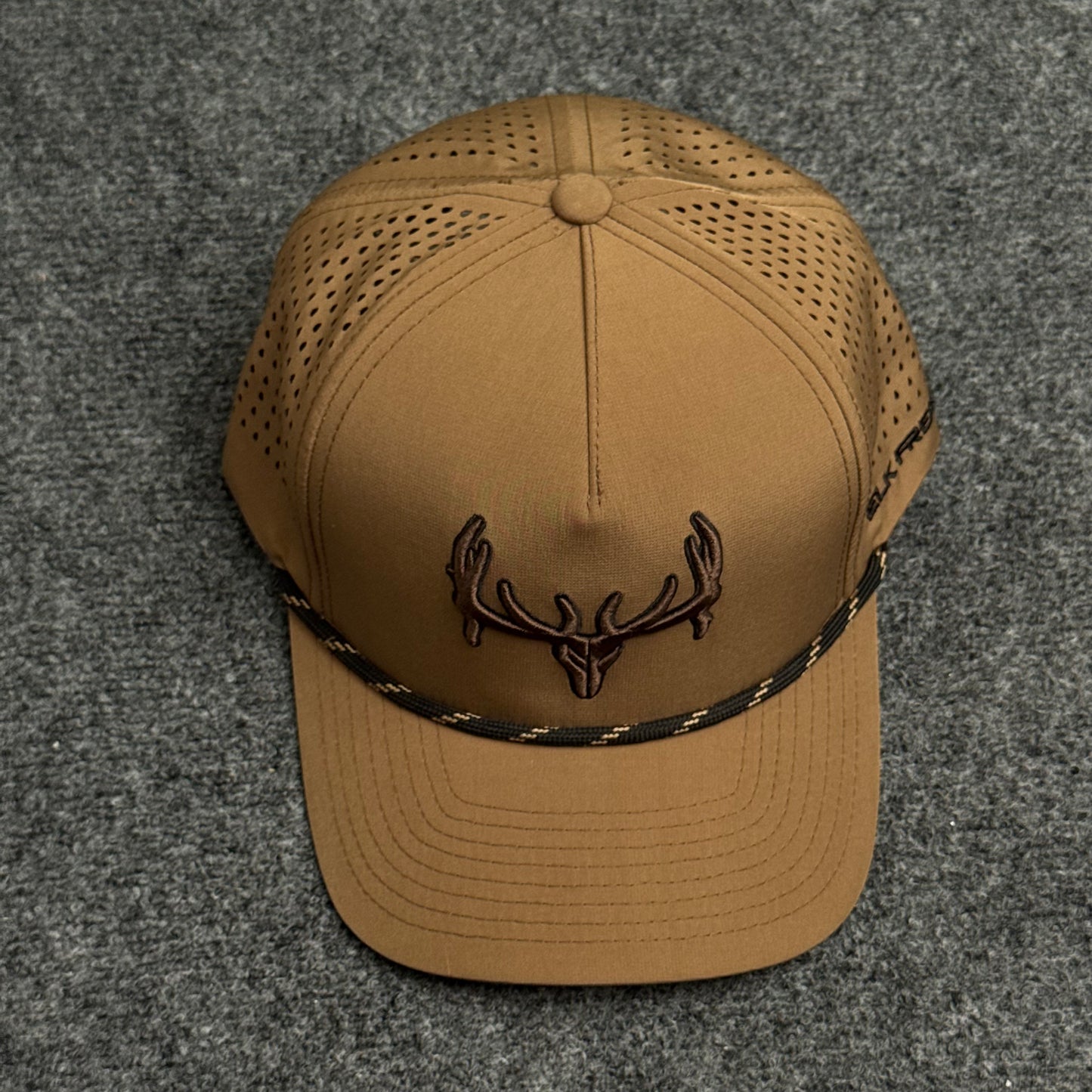 PRO Elk Logo Rope Flatty (Coyote Brown) Cap