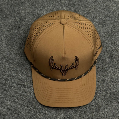 PRO Elk Logo Rope Flatty (Coyote Brown) Cap