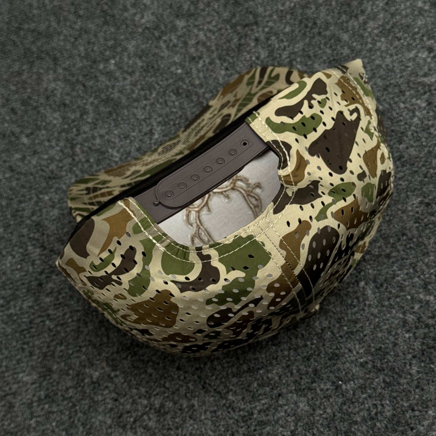 PRO Logo Rope Flatty in the Vintage Duck Camo Cap