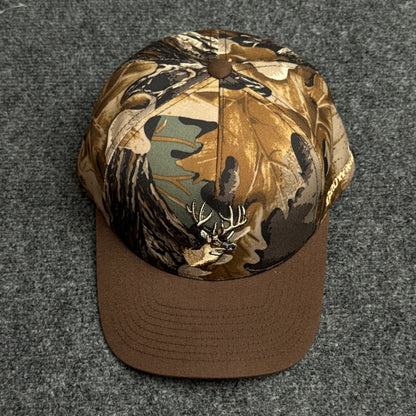 Browning Camo Buck Outdoor Cap – Woodland/Brown