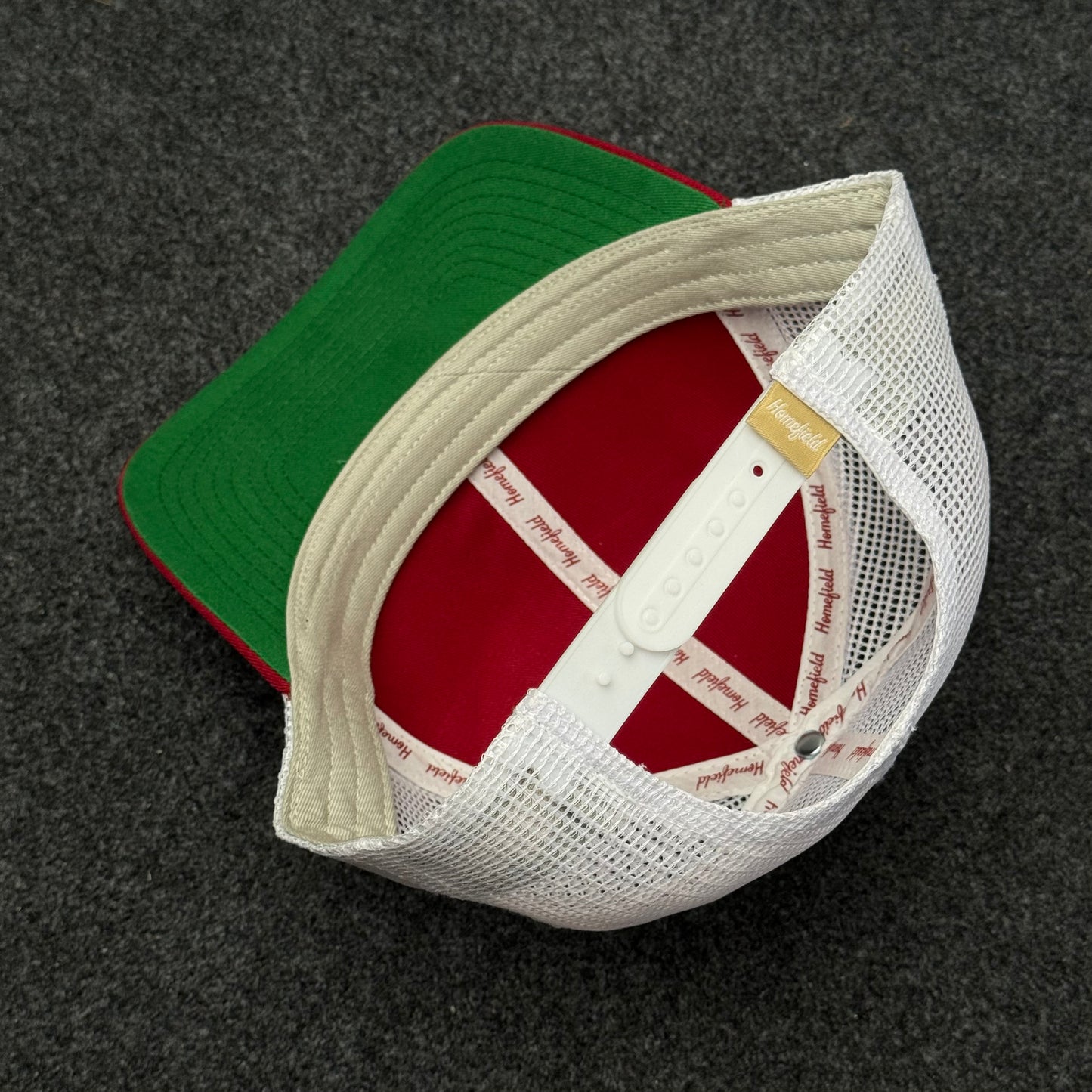 Indiana "Bull Mascot" Two-Tone Trucker Cap