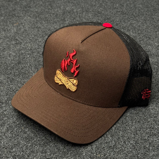 Good Hats Camp Fire Hazel Brown Edition Snapback Cap