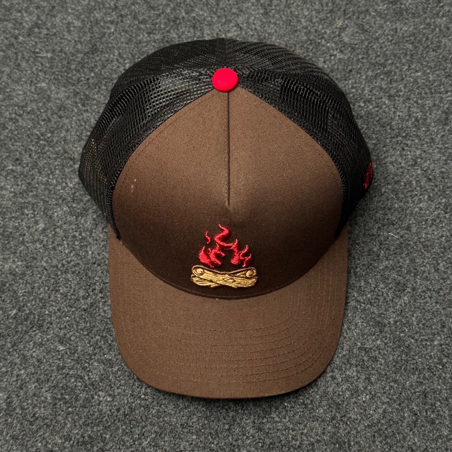 Good Hats Camp Fire Hazel Brown Edition Snapback Cap