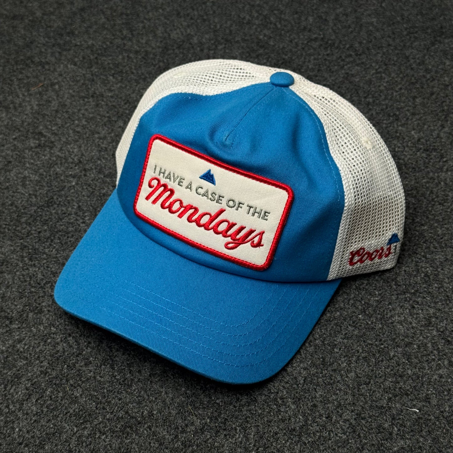 Coors Light "Case of the Mondays" Retro Trucker Cap