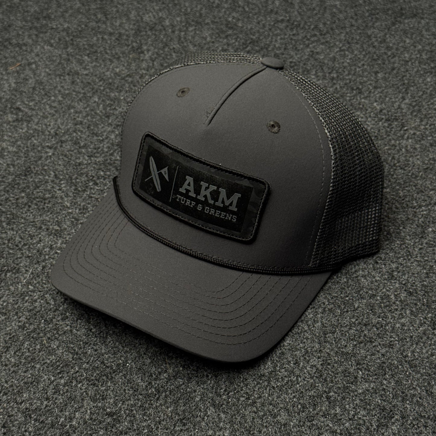 AKM Turf & Greens custom trucker Cap