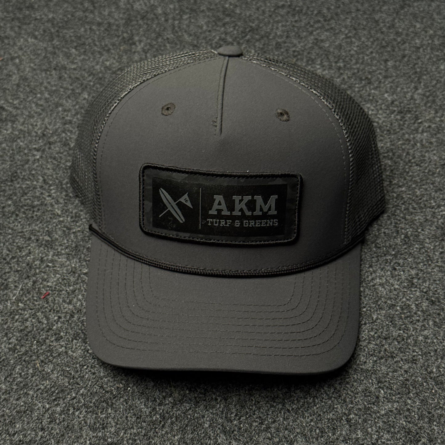 AKM Turf & Greens custom trucker Cap