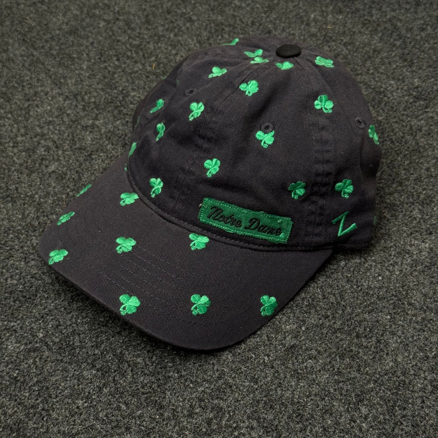 Notre Dame Fighting Irish Adjustable "All-Over" Shamrock Cap