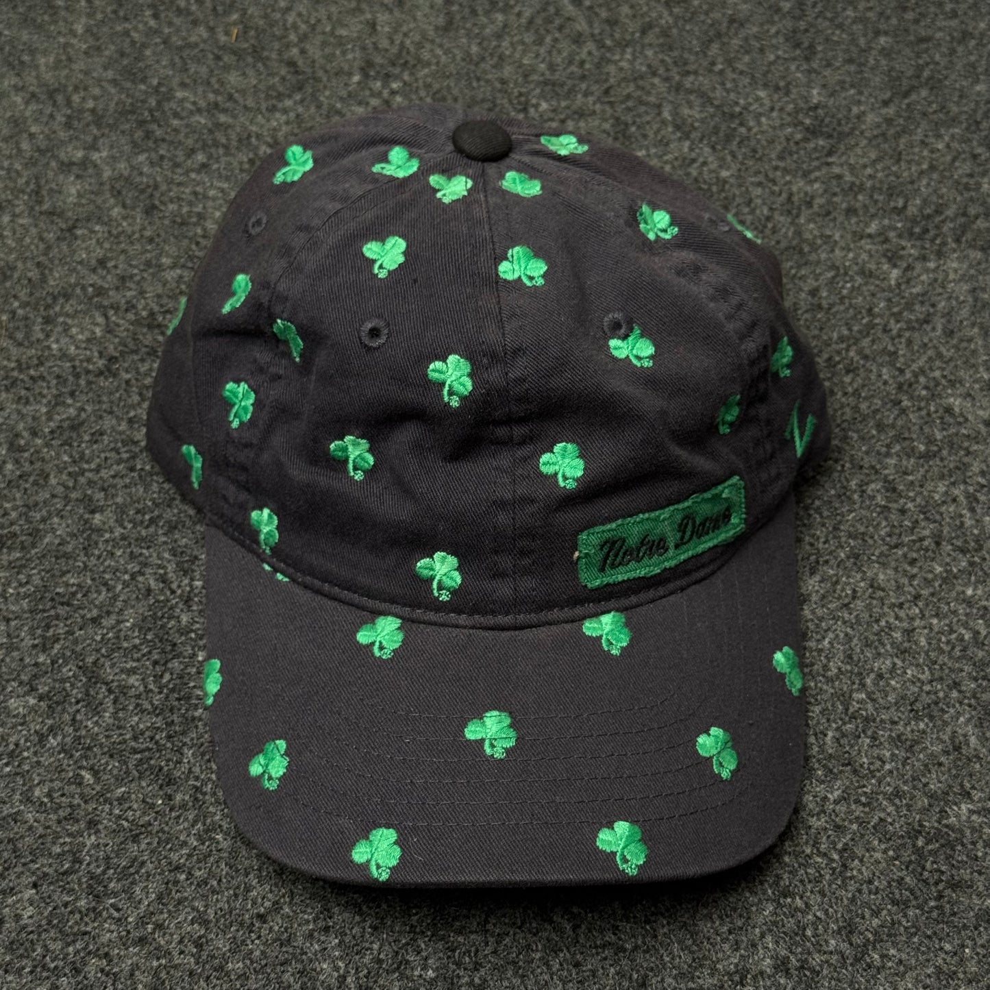 Notre Dame Fighting Irish Adjustable "All-Over" Shamrock Cap