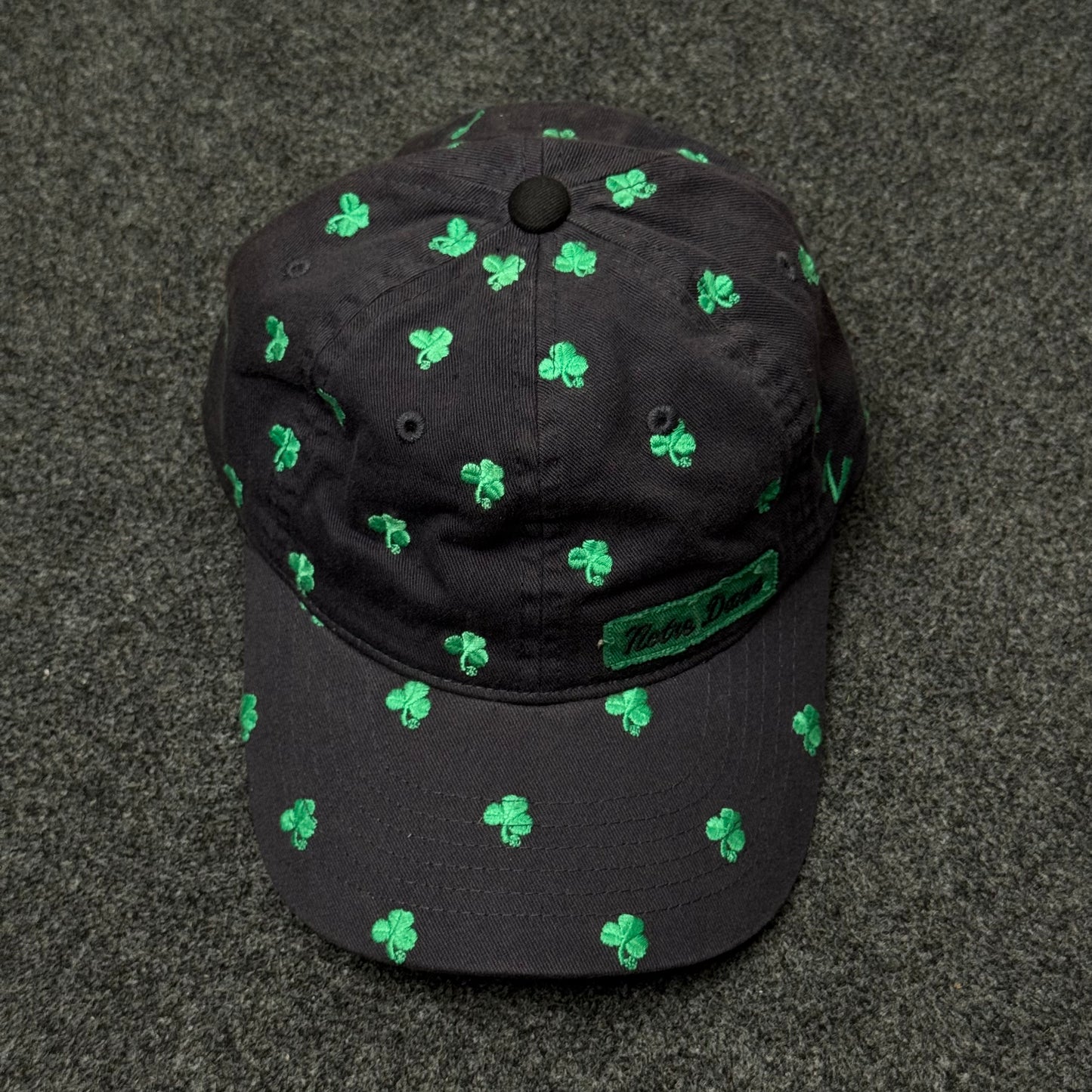 Notre Dame Fighting Irish Adjustable "All-Over" Shamrock Cap
