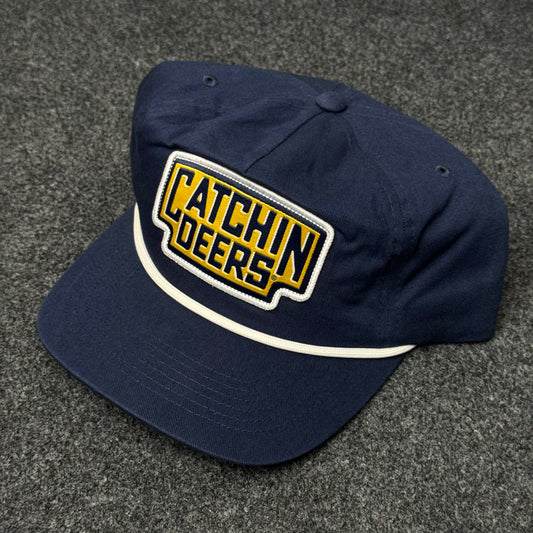 Catchin' Deers Midnight  Rope Foundation Cap