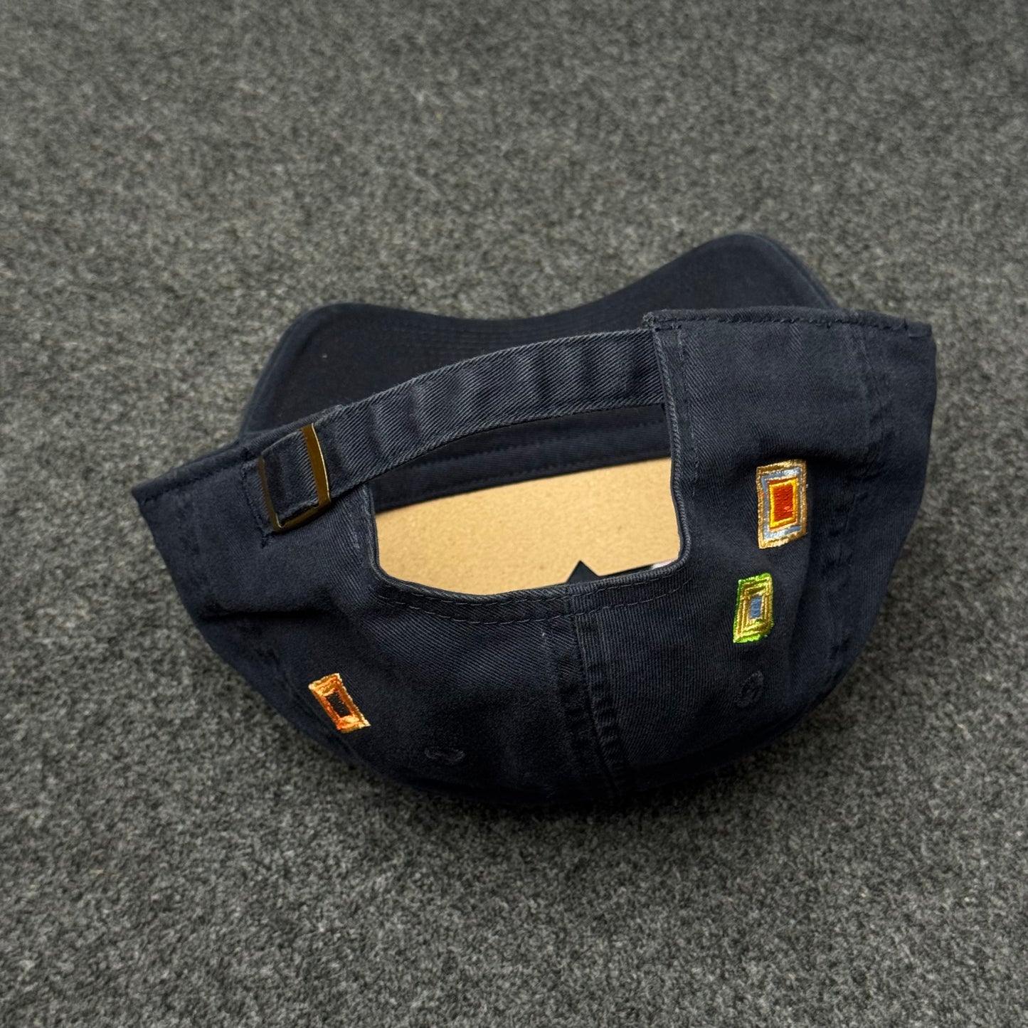 Frank Lloyd Wright Slouch Navy "Kaleidoscope " Dad Cap