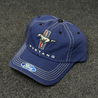 Ford Mustang Tri-Bar Pony Adjustable Cap