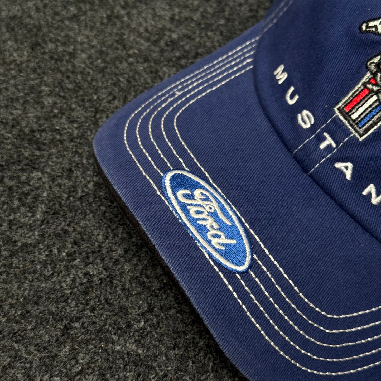 Ford Mustang Tri-Bar Pony Adjustable Cap