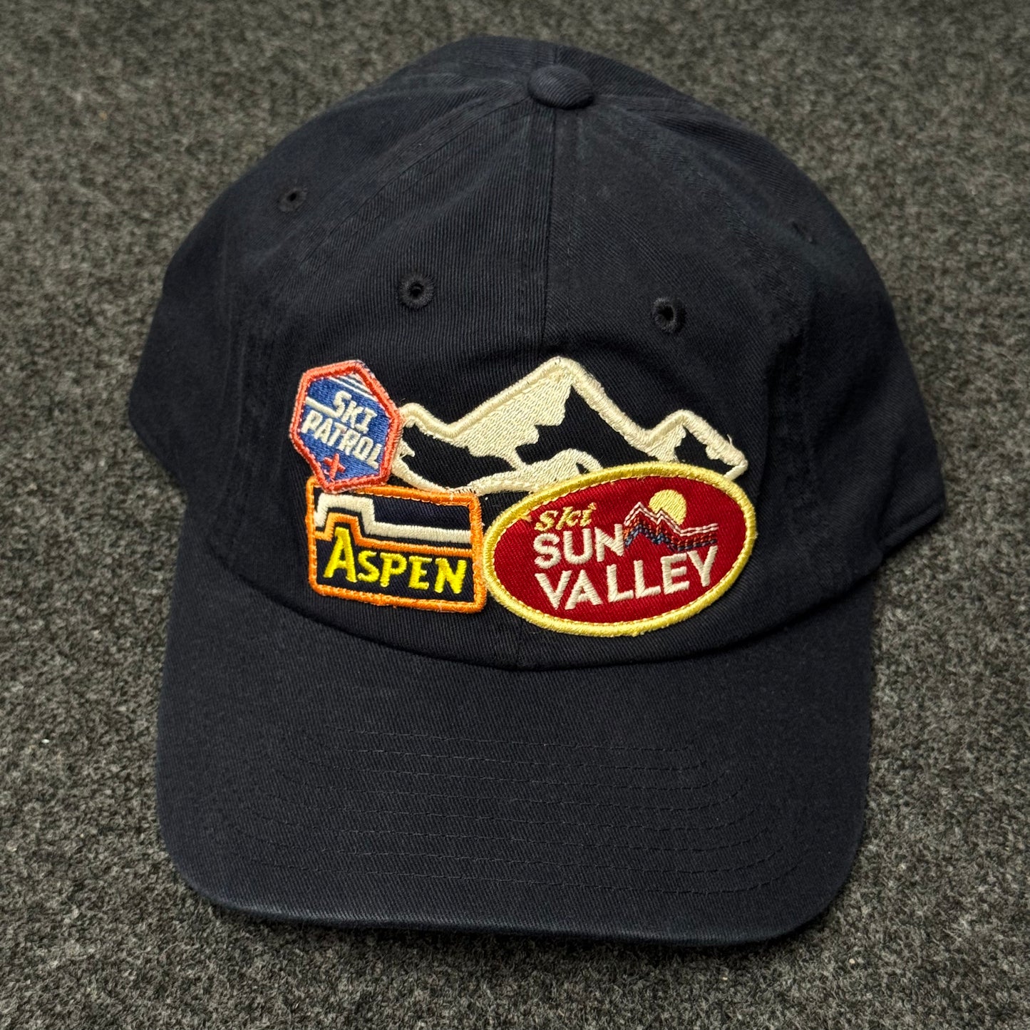 Aspen & Sun Valley  Patchwork Baseball Cap