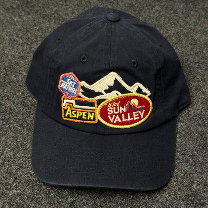 Aspen & Sun Valley  Patchwork Baseball Cap