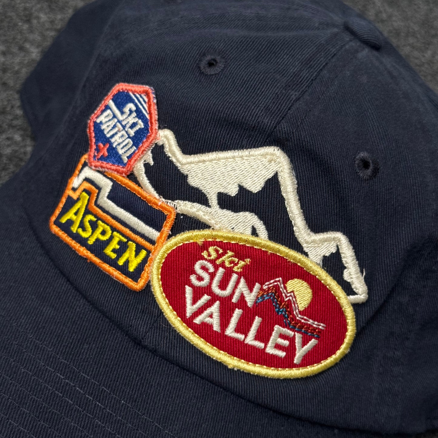 Aspen & Sun Valley  Patchwork Baseball Cap