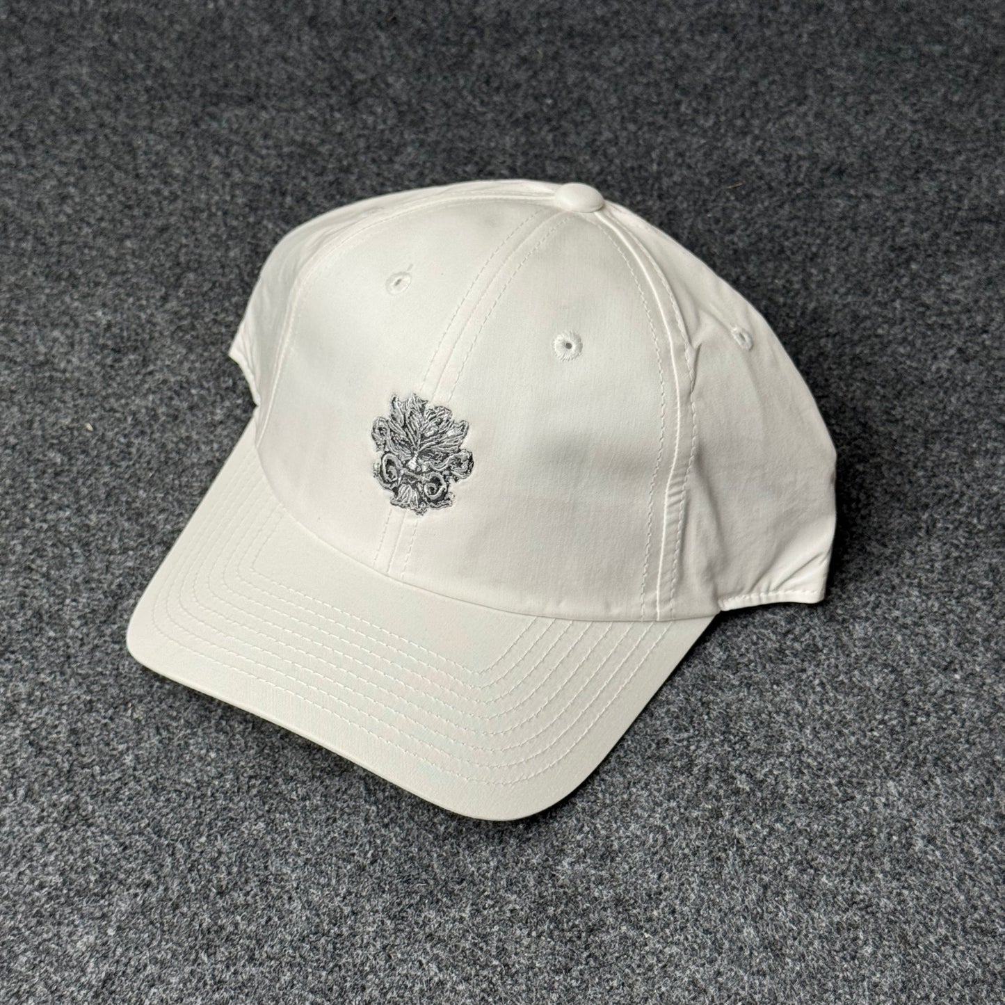 "Mythic Guardian" White Canvas Cap