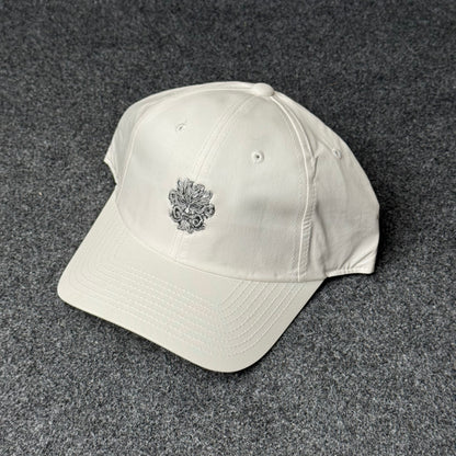 "Mythic Guardian" White Canvas Cap