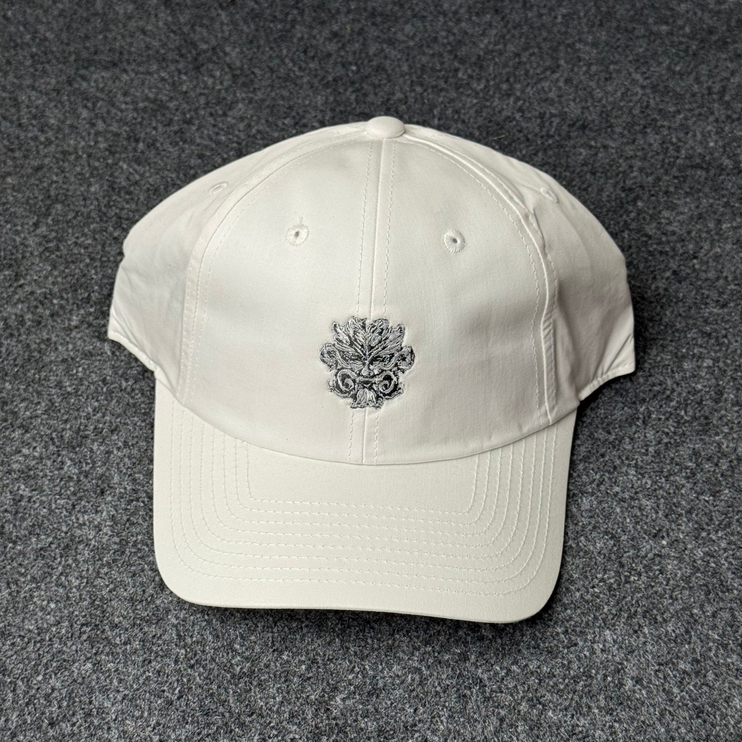 "Mythic Guardian" White Canvas Cap