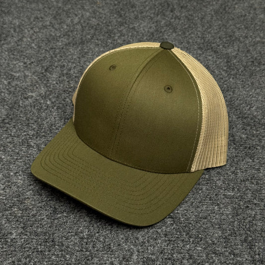 Yupoong Retro Olive Trucker Cap