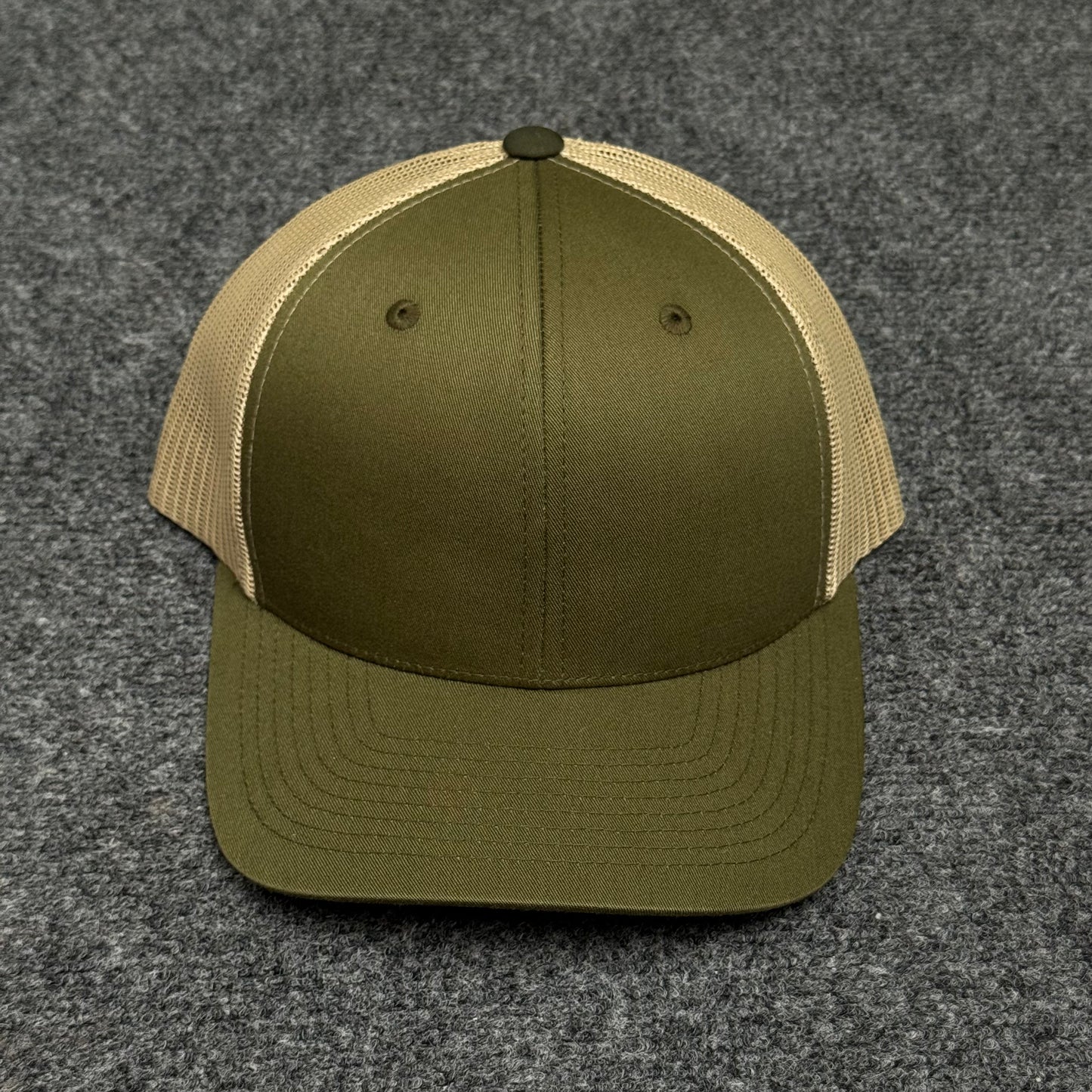 Yupoong Retro Olive Trucker Cap