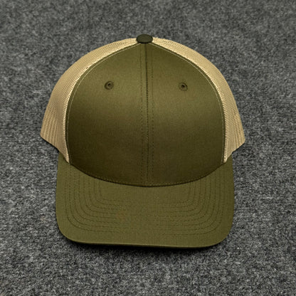Yupoong Retro Olive Trucker Cap