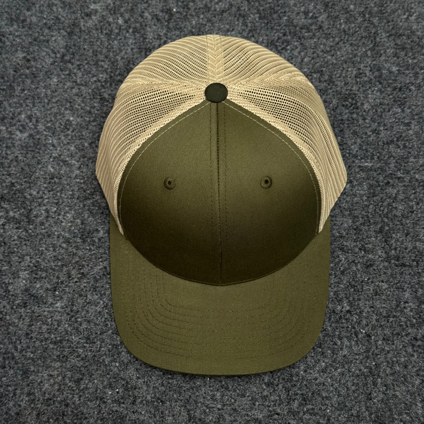 Yupoong Retro Olive Trucker Cap