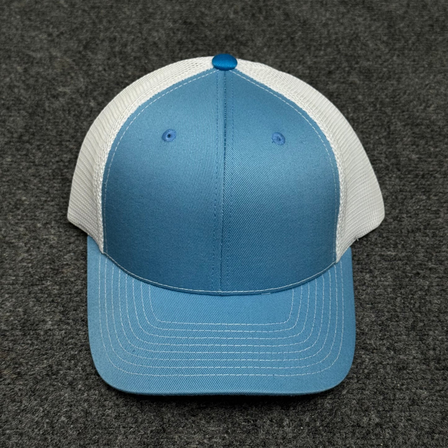 Light Blue and White  Mesh Trucker Cap