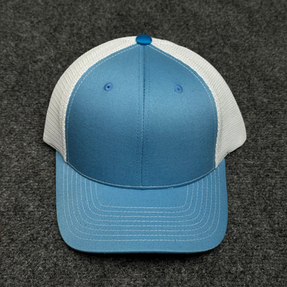 Light Blue and White  Mesh Trucker Cap