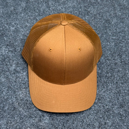 Solid Mustard Brown Trucker Cap