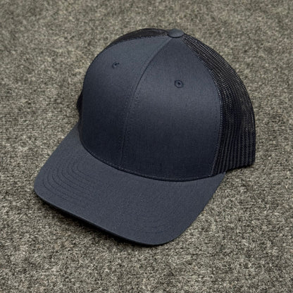 Navy Blue and Black Trucker Cap