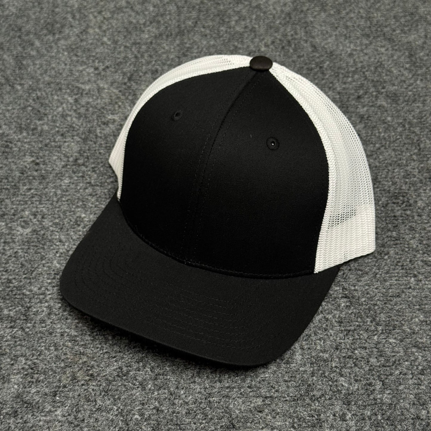 Black and White Trucker Cap
