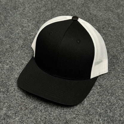 Black and White Trucker Cap