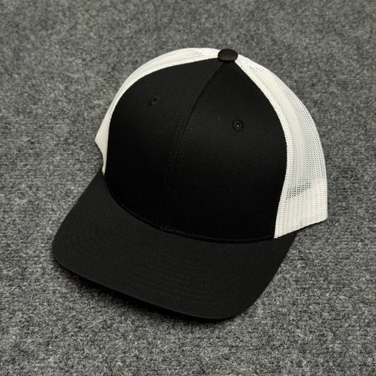 Black and White Trucker Cap