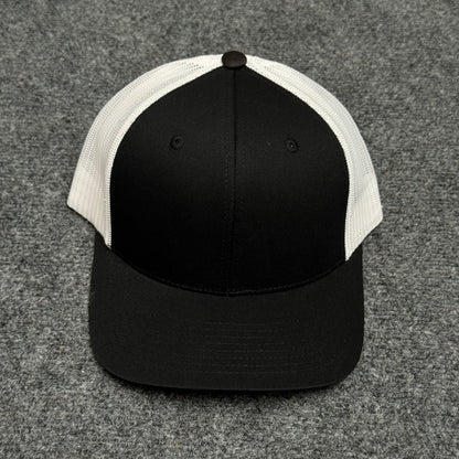 Black and White Trucker Cap