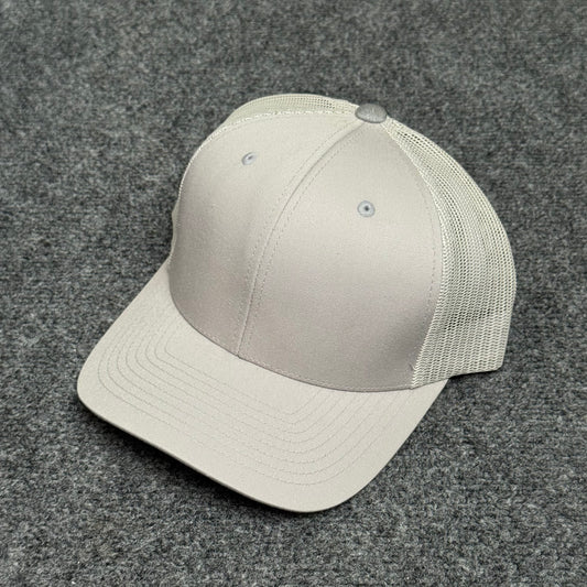 Light Gray Mesh Trucker Cap