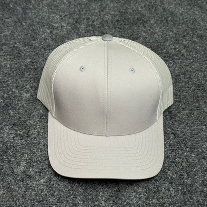 Light Gray Mesh Trucker Cap